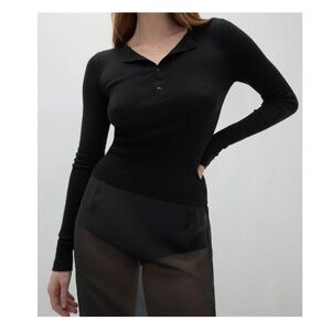 NWOT Naked Cashmere Marlowe Cashmere Henley |  Small